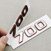 New 3D Color Blocking Car Sticker Logo 700 EDITION Nameplate MGK76 Badge Emblem For AMG G Series BRABUS G63 G65 G55 Auto Accessories