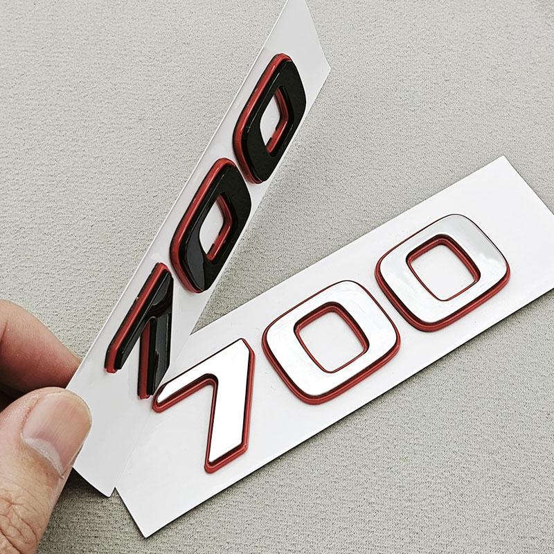New 3D Color Blocking Car Sticker Logo 700 EDITION Nameplate MGK76 Badge Emblem For AMG G Series BRABUS G63 G65 G55 Auto Accessories