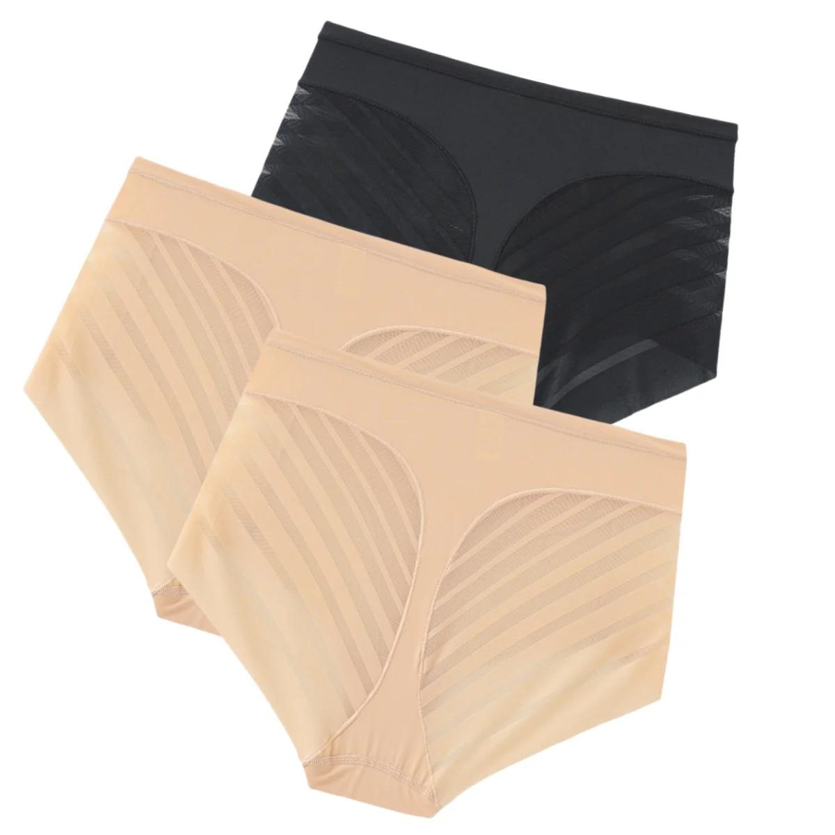 

3Pcs/Set Shapewears Pants Women Tight Panties Slimming Shapewear Female Plus Size Underwear Comfort Wear Panties M-3XL Briefs M