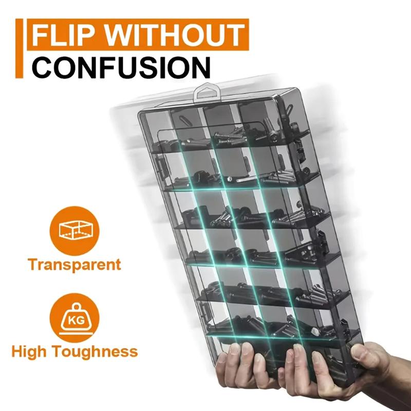 ABLZ-Pressure Tool Organizers Box Detachable Chest Partition Board Storage Boxes Multifunctional Part Tool