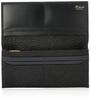 Long Wallet Black Leather Kiwami Green [Mikado]