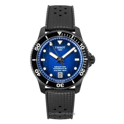 Reloj de Hombre Seastar 1000 Correa Sintética Esfera Azul Automático Diver's T120.807.37.041.00 300M