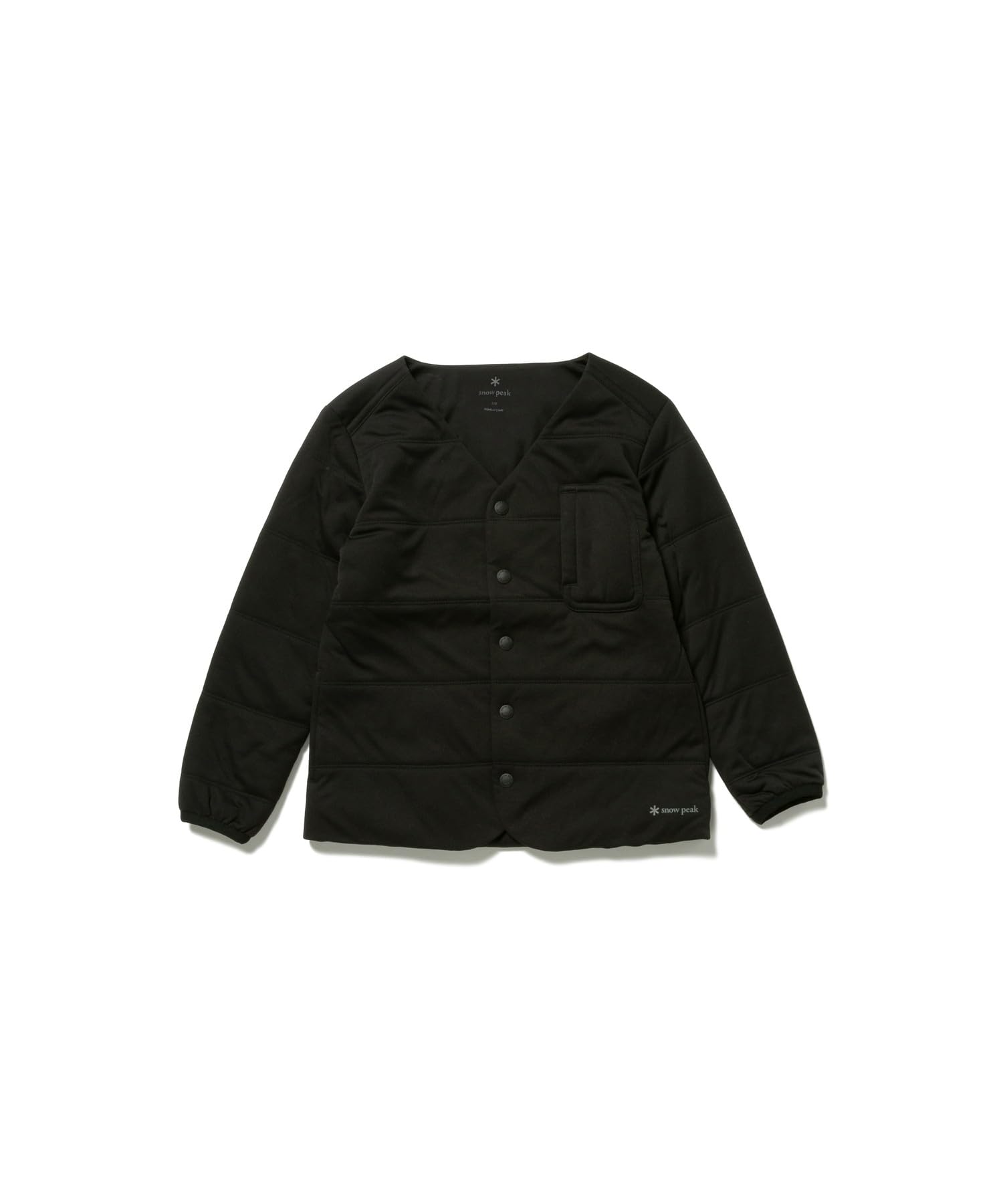 

Snow Peak Kids Flexible Insulated Cardigan Size 125 SW-25SK001, Black, чёрный