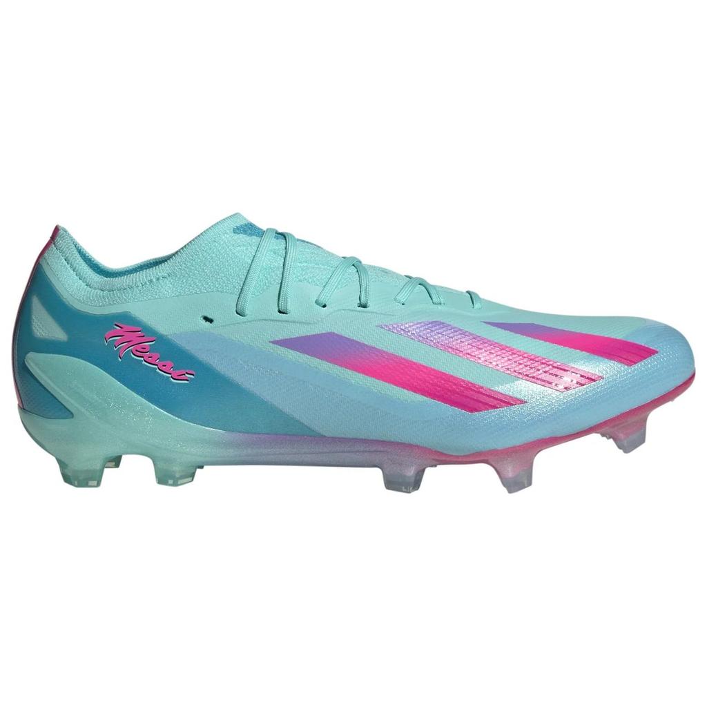 Adidas X Crazyfast Messi.1 FG Bienvenido a Miami Men Sneakers Blue Flash-Aqua Lucid-Pink ID0069