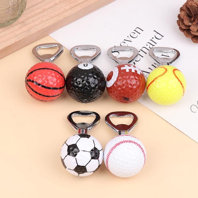 Rustfritt Stål Fotball Baseball Flaskeåpner Morsom Ølflaskeåpner, Nyhetsgave
