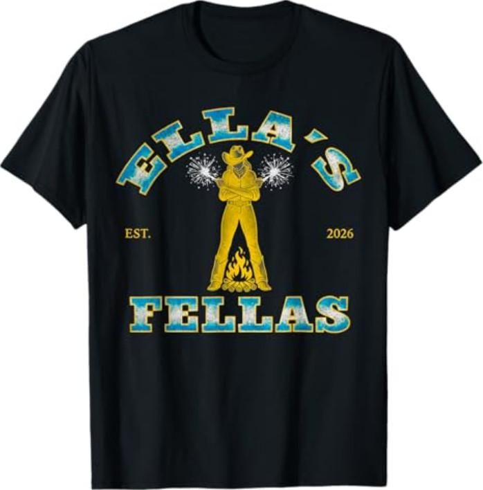 Ellas Fellas Vintage Matching Squad for Men Women T-Shirt