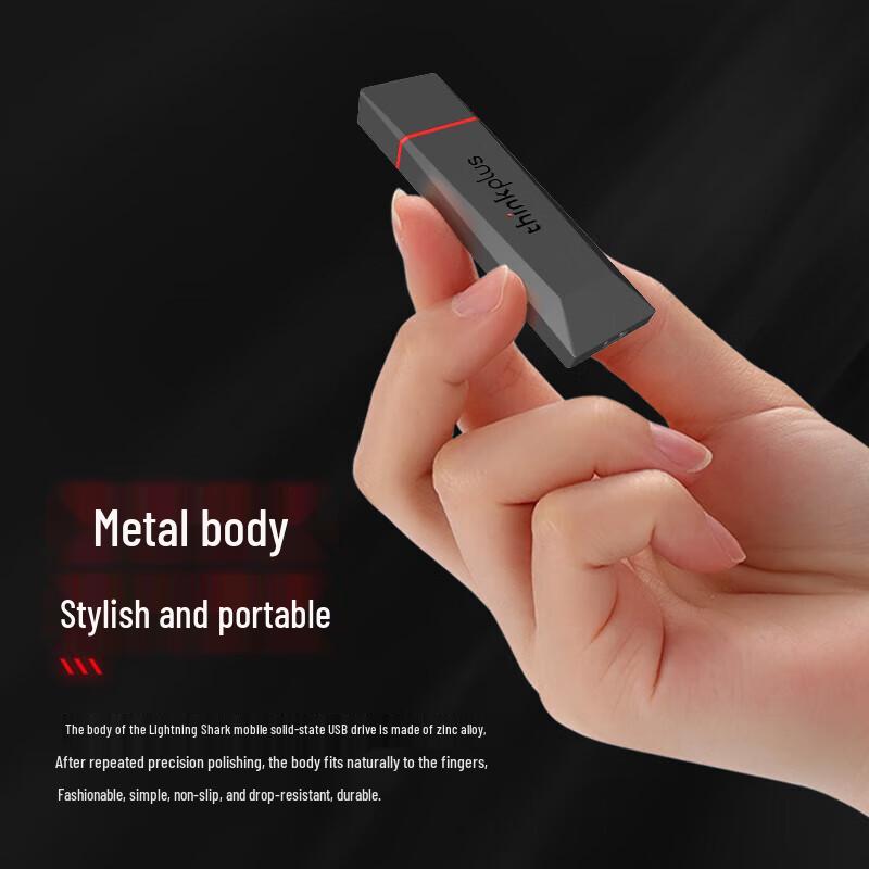 Lenovo Thinkplus Lightning Shark High-Speed Portable SSD USB Drive