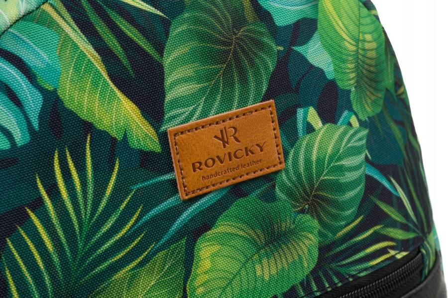 Patterned, urban women's backpack - Rovicky