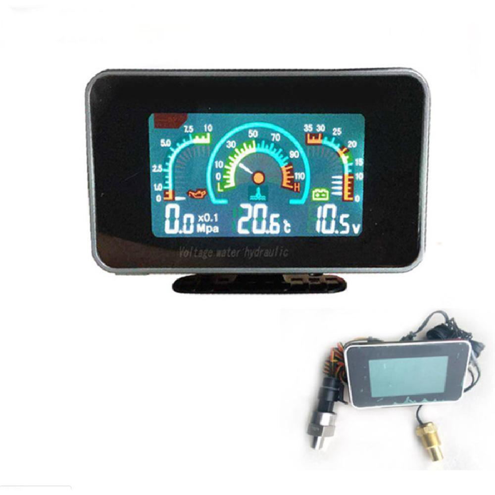 

3In1 Lcd 12/24V Car Truck Oil Pressure+Voltmeter+Water Temperature Digital Gauge