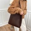 Quality Women Tote Bag Shoulder Leather Handbag Designer Luxury Totes Large Capacity Solid Color Shopper Bag Women