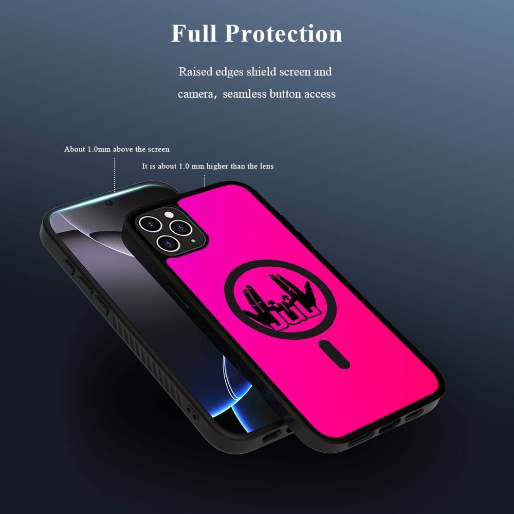 H-Hots Juls Rapper Logo For iPhone 17 Air 16 E 15 14 13 12 11 Pro Max Plus PC Shock TPU Cover For Magsafe Phone Cover