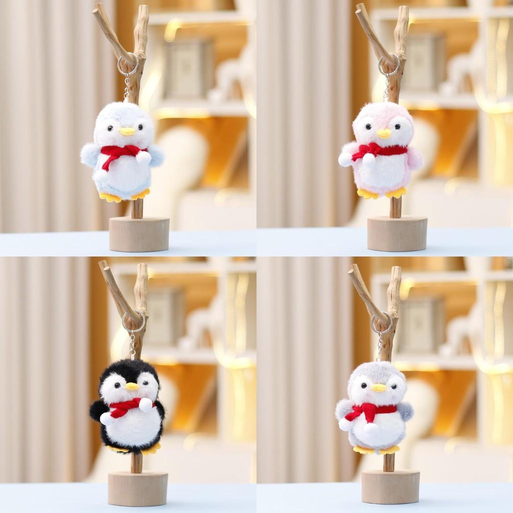 Scarf Penguin Plush Toy Keychain Bag Pendant Doll Decorations Gifts Cartoon