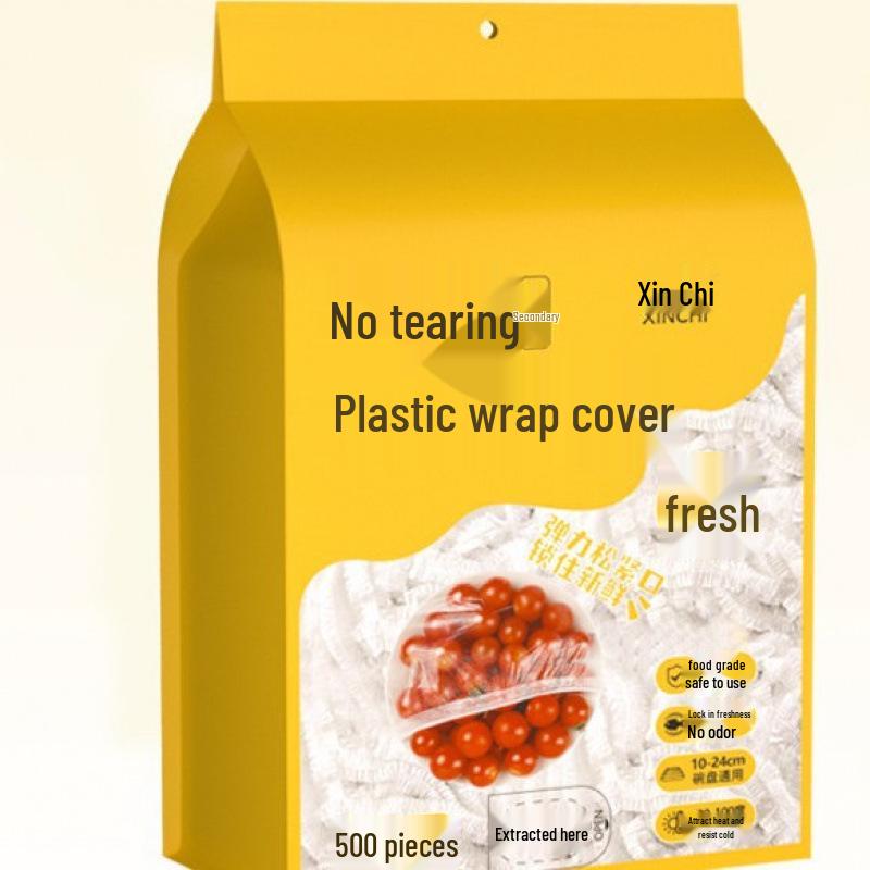 Wall-Mounted Pull-Out Cling Film Food-Grade Fresh-Keeping Bowl Cover