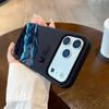 For iPhone 17 16 Pro Max 15 14 13 12 11 Case Mountain Motif Scenery Cover For iPhone 11 16 Plus Faux Leather Funda