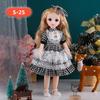 1/6 SD 30cm BJD Dolls Clothes Attractive Eyes Long Hair Dress Up Doll 23 Moveable Joints Anime Toy