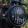 Waterproof Retro Motorcycle Grill Headlight Superior Lighting Accessories For CG125 Night Rides, High Impacts Resistance