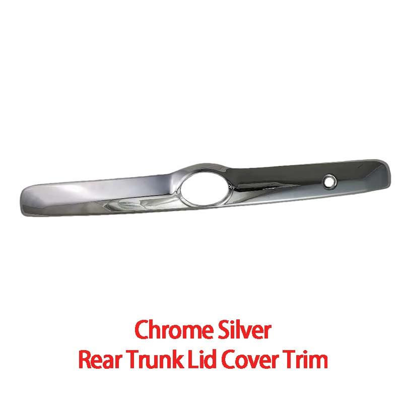 För Toyota Highlander Kluger 2003 2004 2005 2006 2007 Högkvalitativ ABS Krompläterad Bakre Bagagelucka Cover Trim Bilstyling