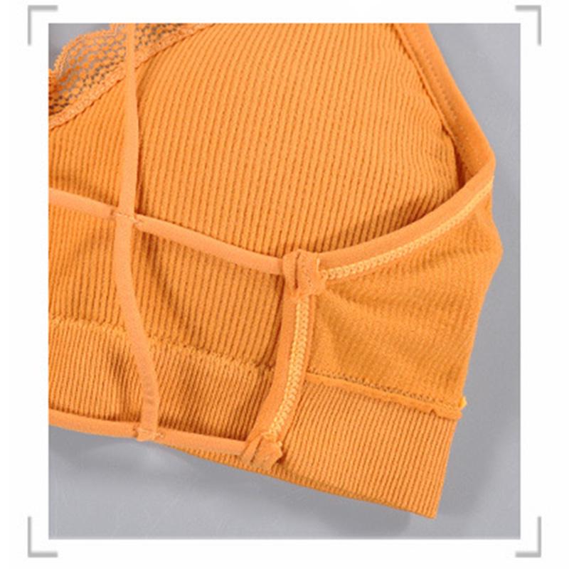 Bezšvové tenké ramienka Cross Beauty Back Lace Edge Beauty Back Yoga Sports Bra