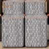 2Pcs Heavy Duty Clothing Storage Bags with Reinforced Handles Large Capacity Double Zipper Quilts Toys Organizer Laundry Baskets