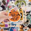 50pcs Halloween Cartoon Graffiti Waterproof Stickers for Water Bottles & Computers