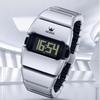Fashionable Trendy Men's Stopwatch Luminous Digital Quartz Watches Personalized Distinctive Wine Barrel Shaped Intelligent Electronic Digital Watch