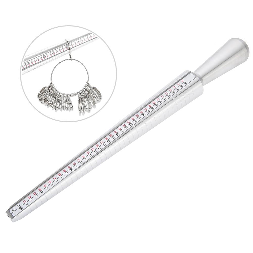 Finger UK Ring Sizer Mandrel Sizing Measuring Stick Jewelry Size Measure Tool (Ring Sizer)