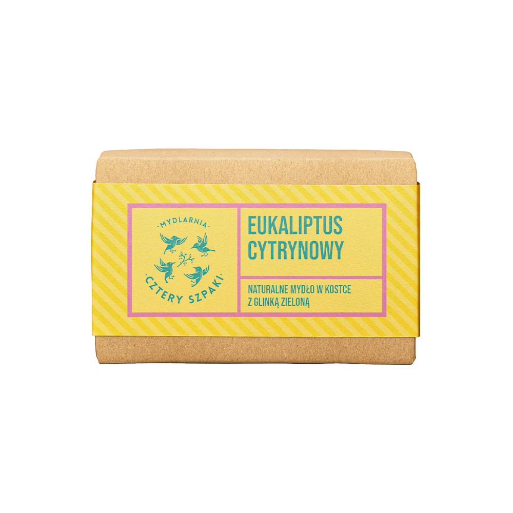 

CZTERY SZPAKI Eukaliptus Cytrynowy naturalne mydło w kostce, 110 g