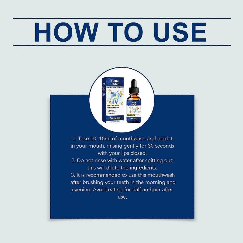 For Concentrated Mouthwash Bee Venom Mint Mouthwash Drops Fluoridefree Mint Mouthwash With Natural Ess