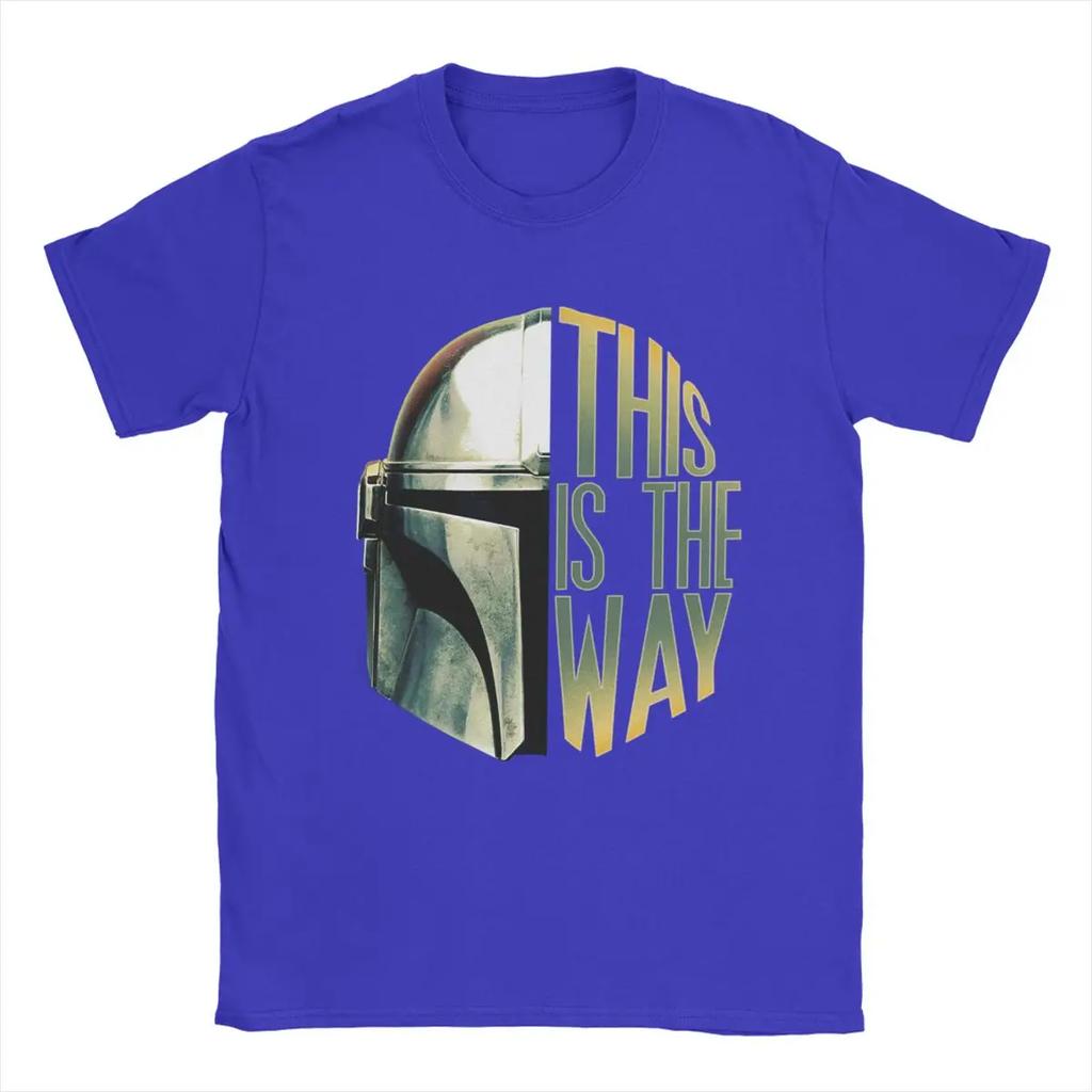 Men's T-Shirt This Is The Way Vintage Pure Cotton Tees Short Sleeve T Shirt Crewneck Tops Party