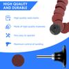 50PCS 2 inch Sanding Discs Kit 80/120 Grit Grinding Sandpaper with Back Pad Vehicle Sanding Sand Paper for Power Tool Sander