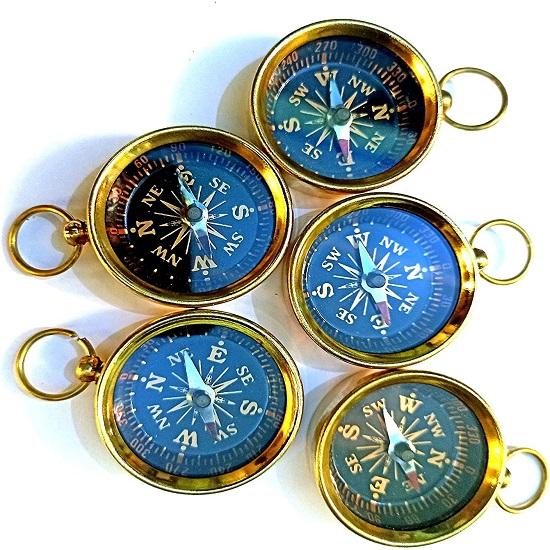 10pcs Marine Pocket Compass Set Survival Hiking Boy Scout Compass