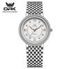 OPK Brand Couple Luminous Diamond Scale Exquisite Inner Shadow Men's and Women's Trend Quartz Watch Men's Steel Belt Waterproof Watch