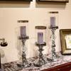 Creative Glass & Metal Candle Stand Holders – Decorative Ornaments for Table, Living Room (FC243), Unique Design