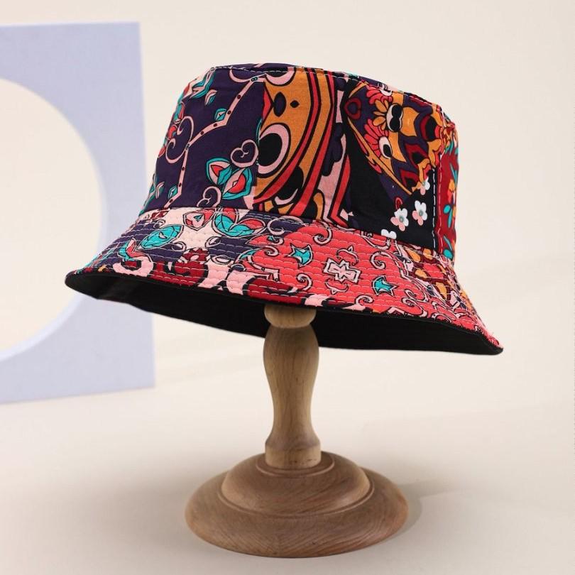 Japan And South Korea Export Double-Sided Bucket Hat Men And Women Sunshade Trend Uv-Proof Basin Hat Versatile Big Head Circumference