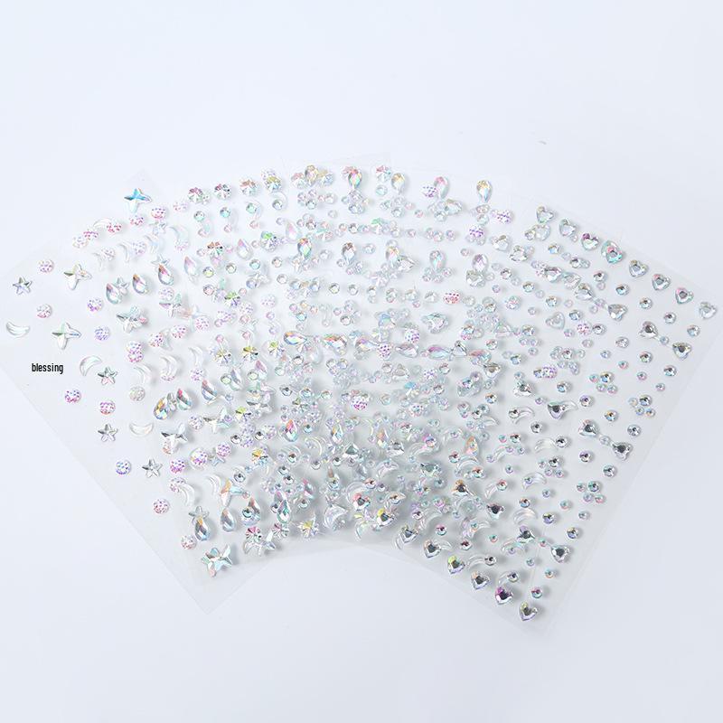 Custom Diamond Princess Gem Stickers for Kids