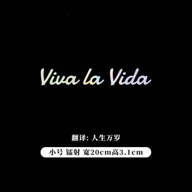 Viva La Vida Cool Stickers For Car Bumper And Door Motorcycle Helmet Street Racing Waterproof Decals