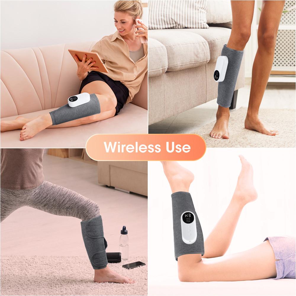 360° All-Round Wrapping Electric Leg Massager Rechargeable Calf Air Compression Massager Household Massage Equipment