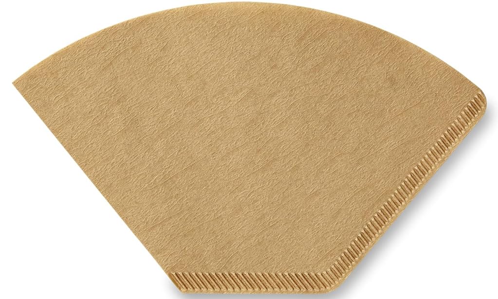 MELITA Filterpapier, 2-4 Tassen, Öko Braun, FSC Mix, 1x2, Natur Braun, 100 Blatt x 3 Packungen