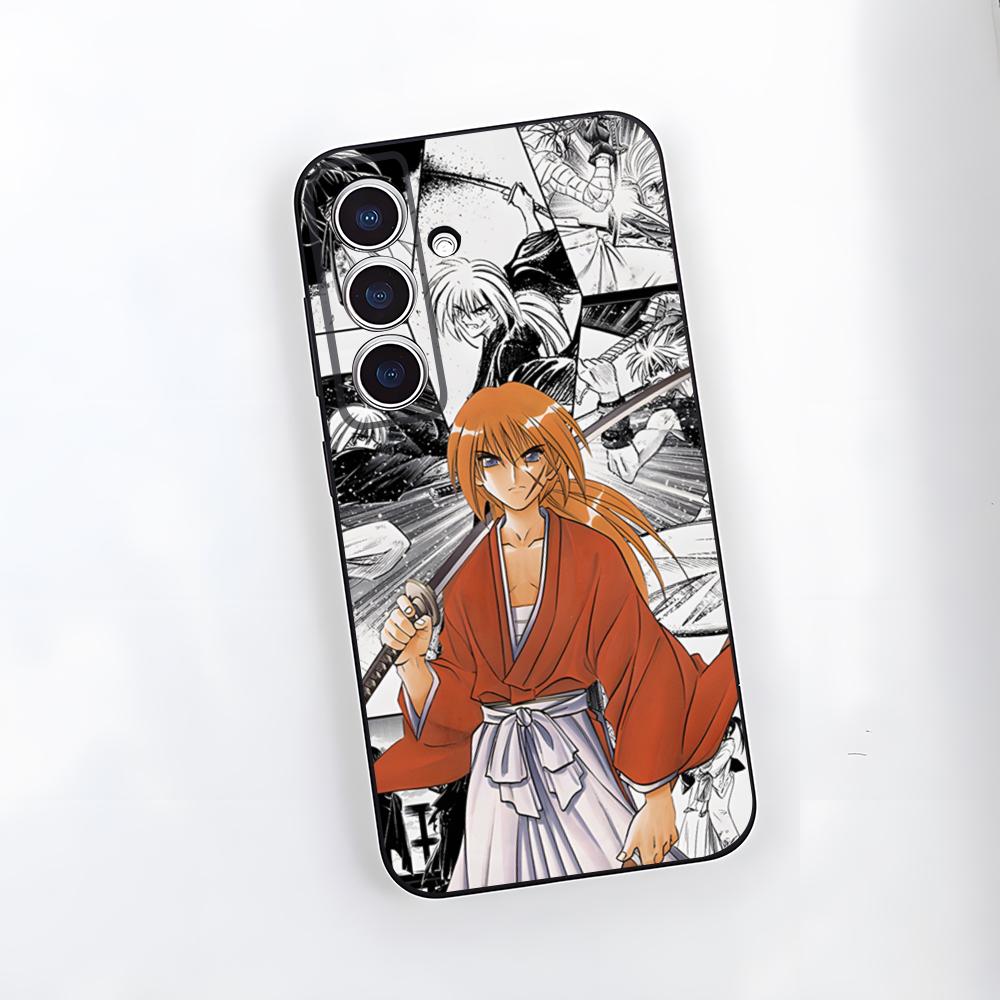 Rurouni Kenshin Anime Phone Case For Samsung A25 A13 A33 5G A54 A36 A35 A56 A52 A14 Shockproof Soft Cover