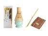 Tea Ceremony Set, Including a Tea Whisk, a 100-piece Tea Whisk Holder, a Straightening Tea Scoop, a Tea Cloth, a Matcha Whisk Set, and a 4-piece