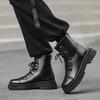 Autumn and winter new Martin boots men's platform locomotive boots British style men's boots winter outdoor casual tooling boots
