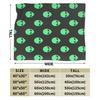 Universal Alien Blanket Flannel Printed Multifunction Lightweight Throw Blanket for Home Car Bedding Throws