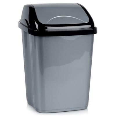 Kosz Na Śmieci Odpady Plastikowy Uchylny Biurowy Łazienkowy Kuchenny 16L