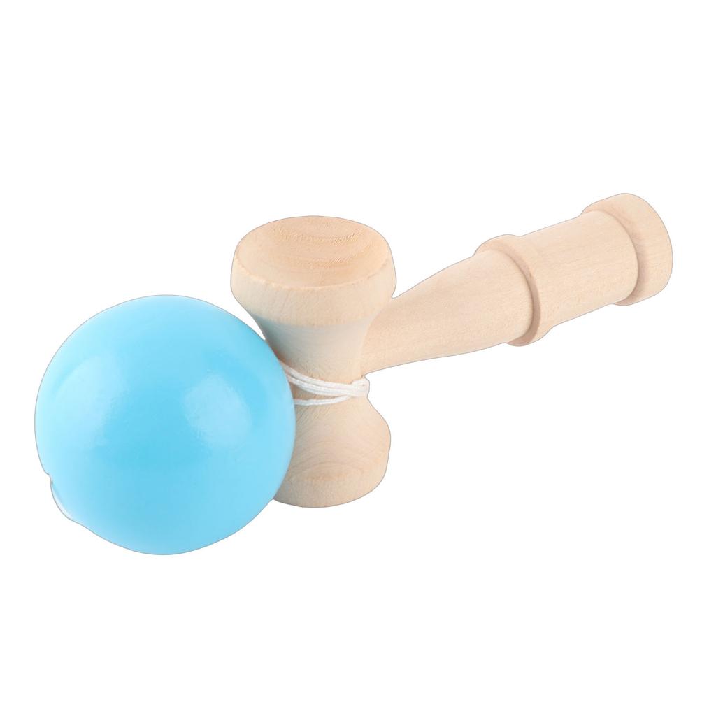 Kendama Wooden Kendama Toy Portable Kendama Improves Hand Eye Coordination with String for Indoor and Outdoor