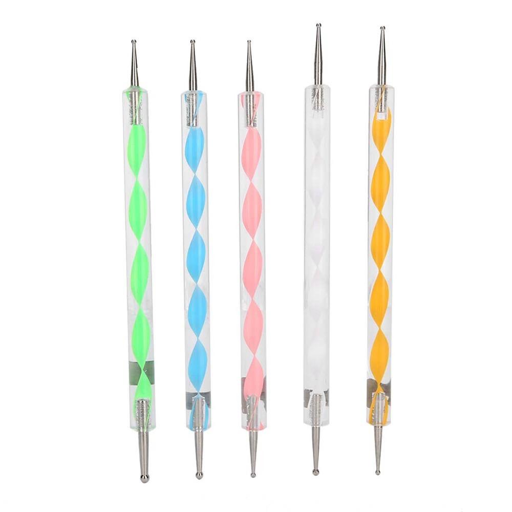 20pcs Double Sided Double Sided Nail Art Dotting Tool Set Acrylic Painting