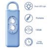 Women Anti-theft and Anti-wolf Portable Alarm High Volume Double Flash Light Safety Self-defense Kid Personal Distress Device