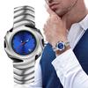 Pre-owned Irregular Blade Retro Men's Watch: High-End Niche Fashion Design