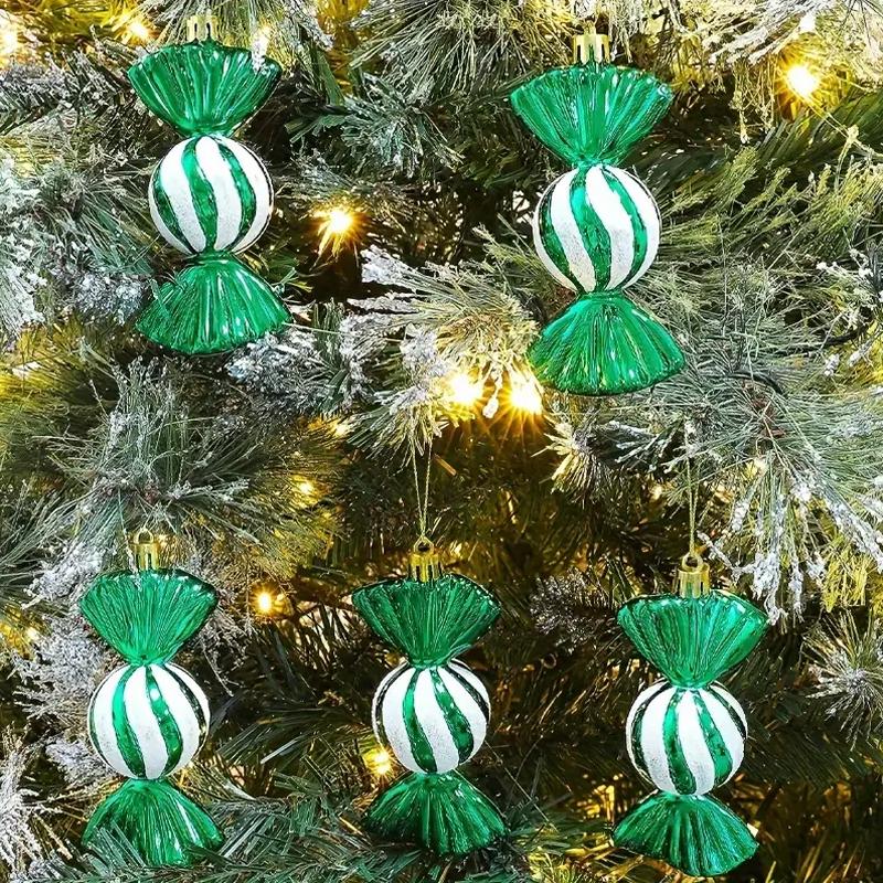Round Candy Counter Ornaments Christmas Tree Hanging Christmas Decoration Gift Box