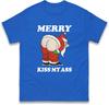 Santa Claus Kiss My Ass Christmas Holiday Funny T Shirt,Merry Christmas Gift Top