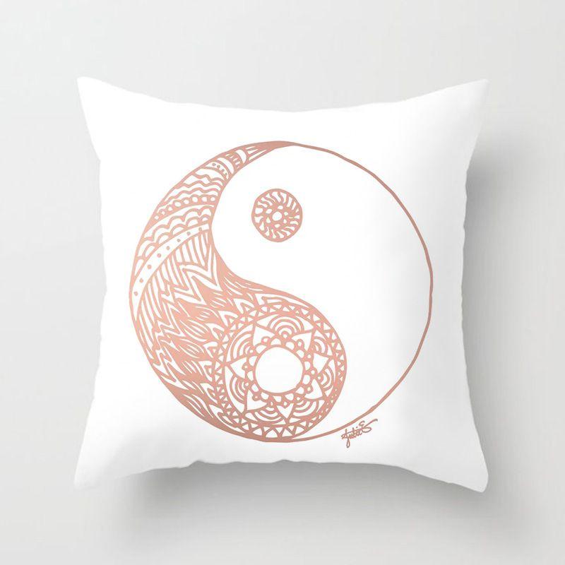 

Подушка с геометрическим рисунком под розовый мрамор для дома, ткань, ручная работа, наволочка для диванной подушки DRD163-21 40*40 single-sided Print without core